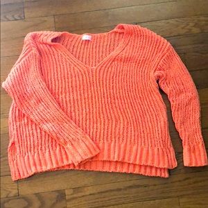 Coral sweater